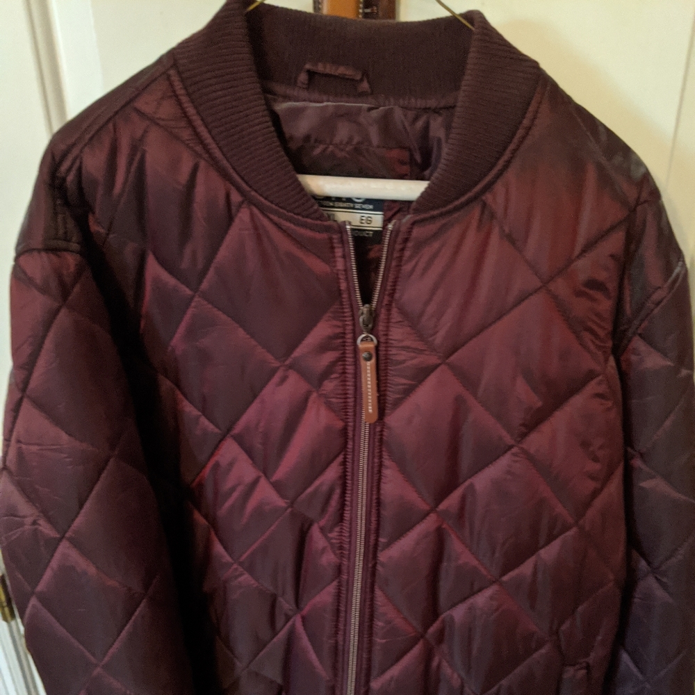 Totto men's maroon bomber jacket